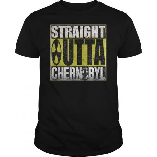 Radioactive Symbol tee Straight Outta Chernobyl Tee Shirt