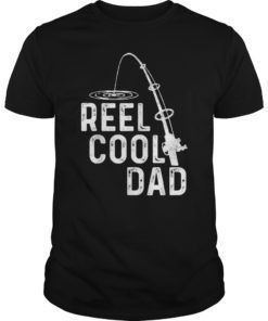 Reel Cool Dad Father's Day Gifts Tee Fisherman Fishing Fish T-Shirt