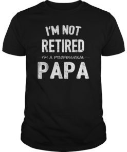 Retirement Gifts Shirts for Retired Papa from Grandkids