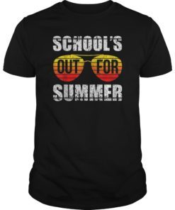 Retro Last Day Of School Schools Out For Summer Teacher Gift T-Shirts