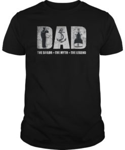 Sailor The Man the myth the legend Father Mens Tshirt