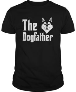 Siberian Husky Tshirt Dogfather Fathers Day Gift Men Boys