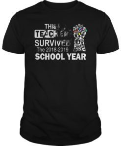 Teacher Survived The 2018-2019 School Year T-Shirt