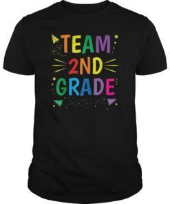 Team 2nd Grade T-Shirt Second Grade Teacher Kids Gift