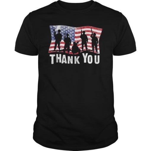 Thank You Veterans Day Art Cute Battle Scarred art Gift T-Shirt