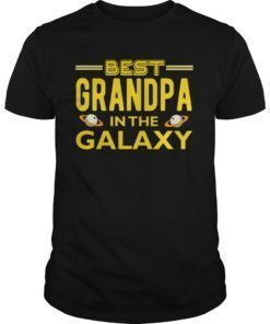 The Best Grandpa In The Galaxy Gift T-Shirt