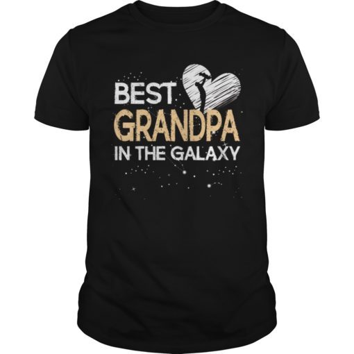 The Best Grandpa In The Galaxy Tee Shirt