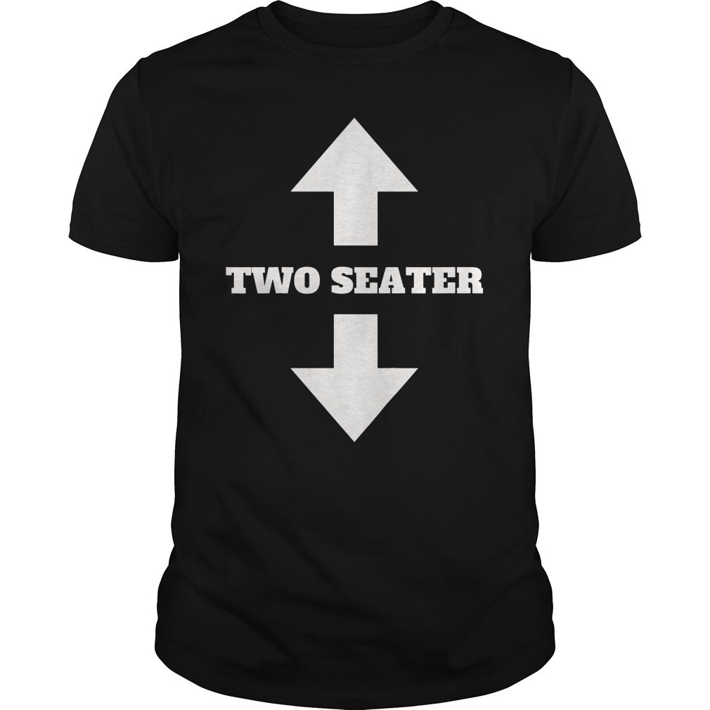 Two Seater Arrow Funny Novelty Shirt - OrderQuilt.com