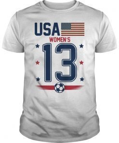 USA Girl Soccer Player US 2019 American Team Shirt
