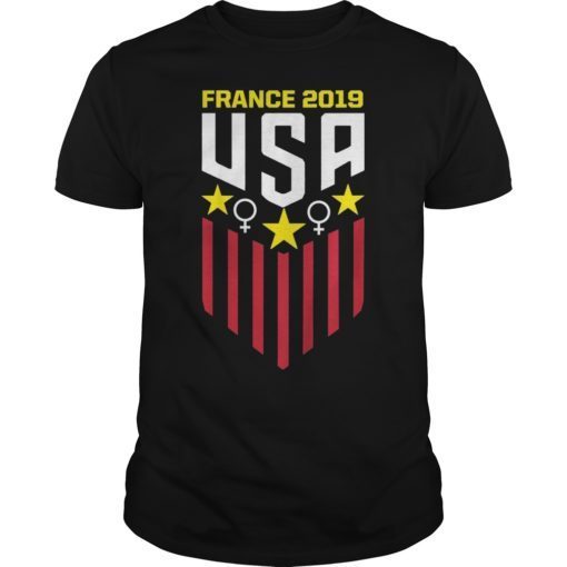 USA Soccer Jersey Womens Team 2019 Cup Shirt