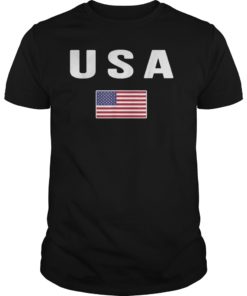 USA T-shirt American Flag US America United States 4th July