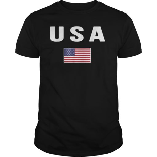 USA T-shirt American Flag US America United States 4th July
