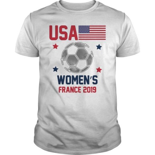 USA Womens Soccer 2019 France T-Shirt