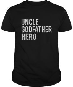 Uncle T Shirt Cool awesome godfather hero family gift tee