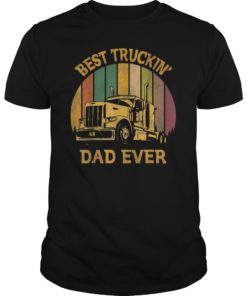Vintage Dad Truck Driver T Shirt Trucker Father's Day Gift
