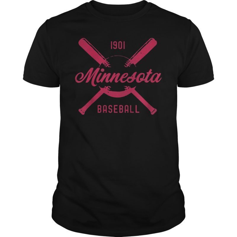 Vintage Minnesota 1901 Baseball USA T-Shirt