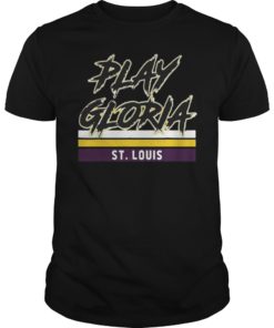 Vintage Play Gloria. St. Louis Hockey Fan T-Shirt