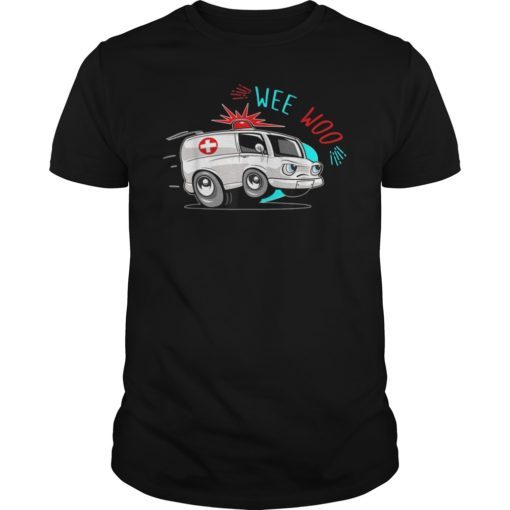 WEE WOO Paramedic T-Shirts Funny Paramedic shirt & Gift