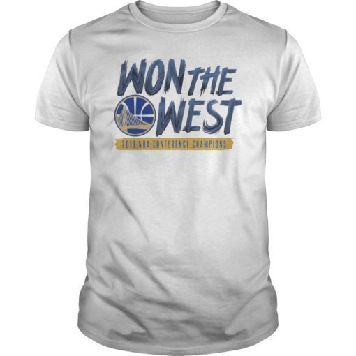 Warriors Won The West T-Shirt Oakland Basketball Fans T-Shirt