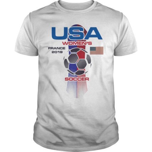 Women Soccer USA Shirt France 2019 World Championship