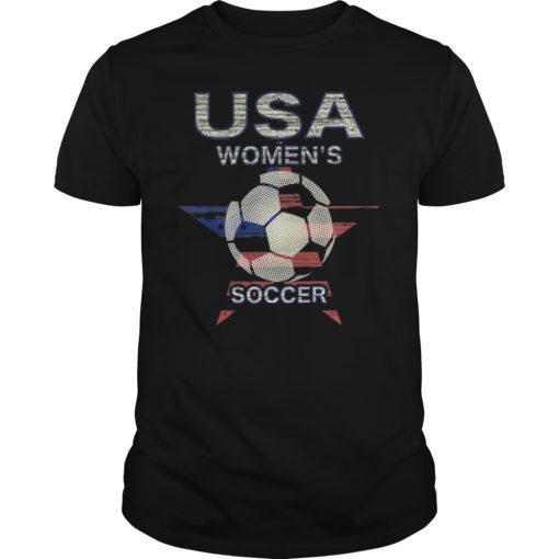 Women Soccer USA Team France 2019 World Tournament T-Shirt