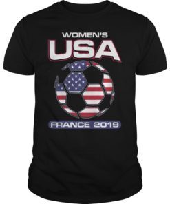Women USA Soccer France 2019 T-Shirt