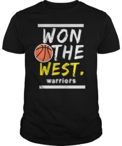 Won The West Warriors Basketball 2019 T-Shirt
