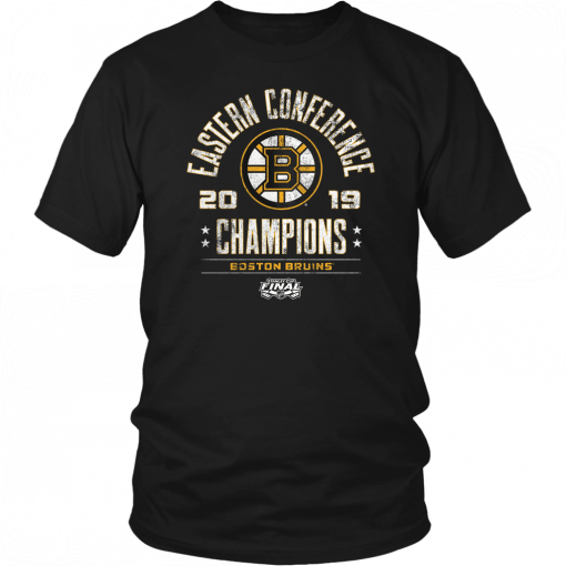 2019 EASTERN CONFERENCE CHAMPIONS TEE SHIRT BOSTON BRUINS
