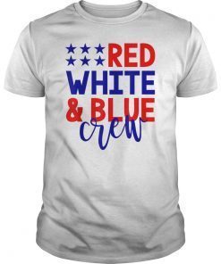 4th of July Group Shirts Red White Blue Crew Family Friends TShirts