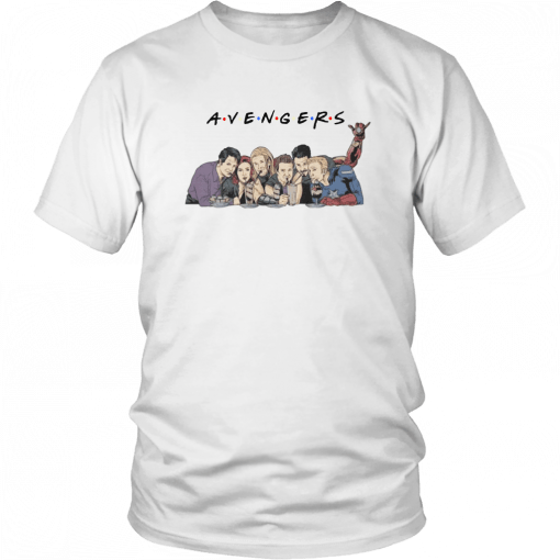 AVENGERS T-SHIRT FUNNY FRIENDS STRANGER THING