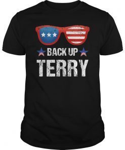 Back Up Terry American Flag USA 4th Of July Sunglasses Gifts Shirt