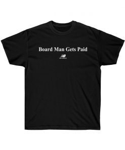 Board Man Gets Paid T Shirt - Kawhi Leonard New Balance Black Toronto Raptors Tee Shirts