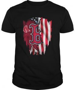 Boston Red Sox America Flag Gift Tee shirt