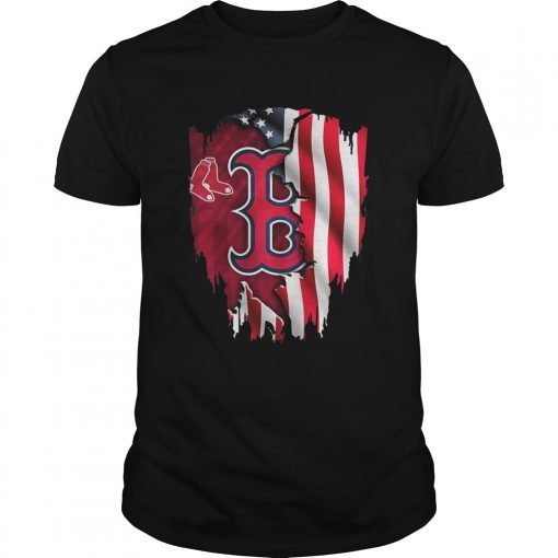 Boston Red Sox America Flag T shirts