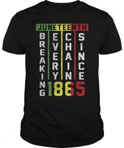 Breaking Every Chain Since 1865 Juneteenth T-Shirt