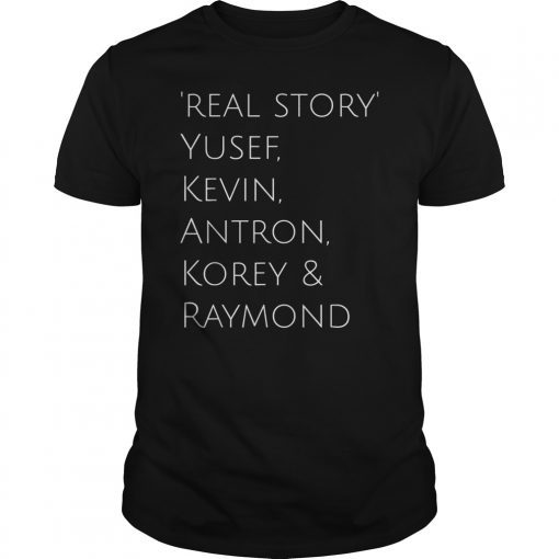 Central-Park 5 Justice Central Park 5 Real Story TShirts