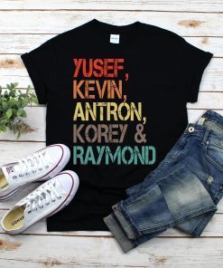 Central Park 5 Shirt, Netflix T-shirt, When They See Us Shirt, Yusef Kevin Antron Korey & Raymond Tshirt