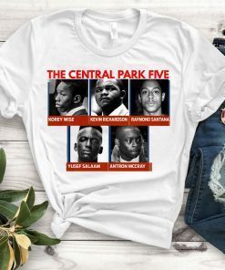 Central Park Five Names Shirt For Men, Women - When They See Us Shirt, Yusef Raymond Korey Antron & Kevin Tshirt, Korey Wise, Central Park 5 Shirt