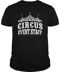 Circus Event Staff Carnival T-Shirt Children Birthday Party