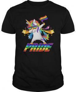 Dabbing Unicorn Lgbt Gay Pride T-Shirt
