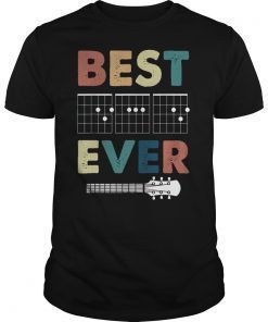 Dad Chords T shirt Best Dad Ever Guitar Gift Tee Shirt