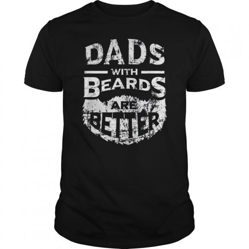 This Stepdads Beard shirt is for the beardiful man who loves taking care of his beard. A great gift idea for Dads, grandpas, uncles, boyfriends or tattooed men who love being bearded! Bearded man daddy dad papa husband stepdad brother uncle father-in-law friend buddy grandpa granddad grandfather on fathers parents day Dads with Beards are Better Father's Day Gifts Distressed