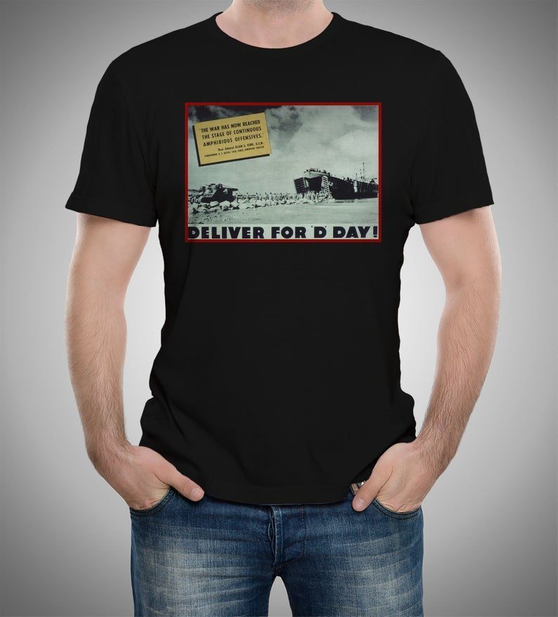 Deliver for D Day 1 USWW2 Poster 1942-1945 T-shirt