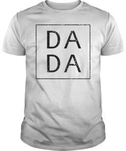 Distressed Dada Shirt Funny Retro Father's Day Tee