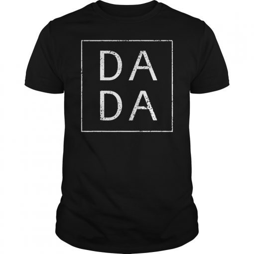 Distressed Dada T-Shirt Funny Retro Father's Day Tee