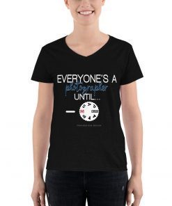 Everyone's a Photographer Until Manual Mode, Funny Photography Shirt, Gift Idea, For Photographers, Women's Casual V-Neck Shirt