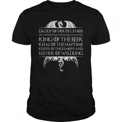 Father Of Wildlings Shirt Father's Day Gift Dragons T-Shirt