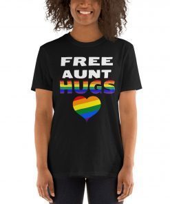 Free Aunt Hugs- Free Auntie Hugs- LGBT shirt-Aunt Gift-LGBT Tee- Gay T-shirt