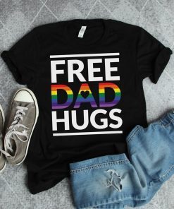 Free Dad Hugs , LGBT Dad Shirt , LGBT Awareness Shirt , LGBT Pride Shirt , Gay Lesbian Trans Awareness Gift , Father's Day Gifts , Dad Gift