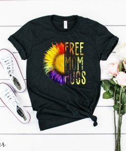 Free Mom Hugs Shirts - LGBT Gay Pride Rainbow Sunflower Shirts - LGBT Pride Shirts - Rainbow Flag Shirts - Human Rights - Equality Shirts